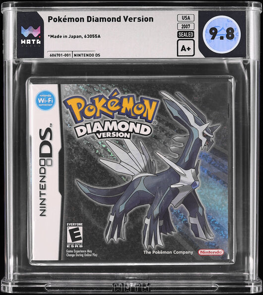 2007 POKEMON DIAMOND VERSION NINTENDO DS WATA 9.8 A+ SEALED