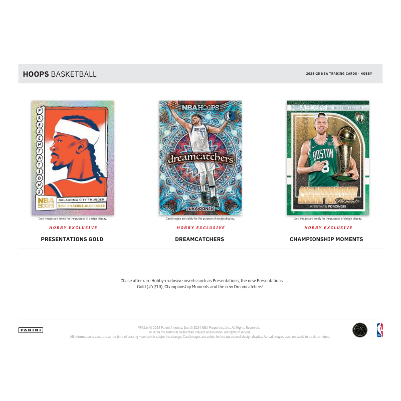 2024/25 Panini Hoops Basketball Hobby 20 Box Case