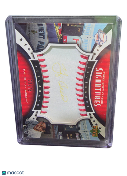 2007 Upper Deck Sweet Spot Classic Signatures Yogi Berra #SPS-YB 23/75