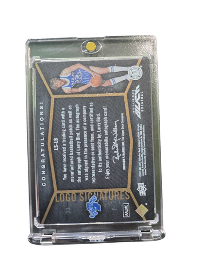 2013 Upper Deck Black Larry Bird #LS-LB 10/40 Patch
