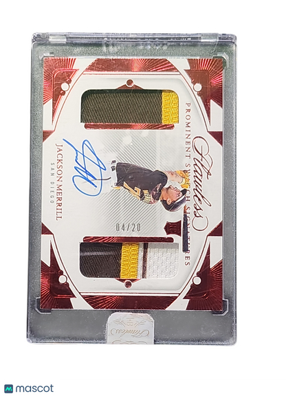 2024 Panini Flawless Jackson Merrill 04/20 Patch