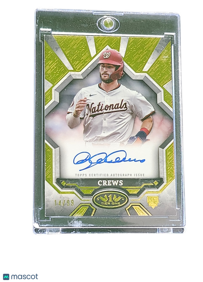 2025 Topps Tier One Baseball Dylan Crews #BOA-DC 14/99