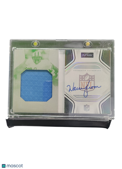 2023 Panini Playbook Warren Moon #PJA-WM 1/1 Printing Plate Auth Memorabilia