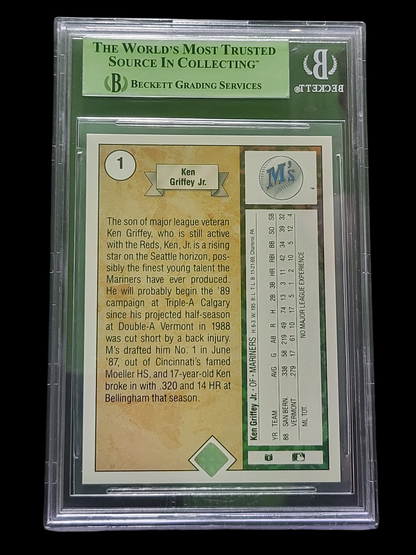 1989 Upper Deck Ken Griffey Jr. #1 Rookie BGS 0