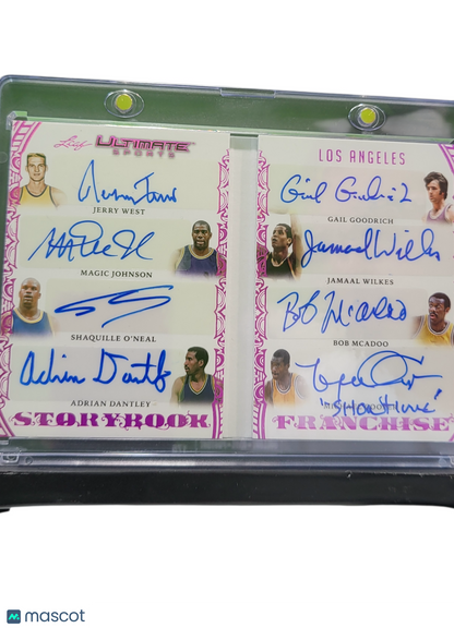 2024 Leaf Ultimate Sports Storybook Franchise  Magic Jerry West Shaq O'Neal