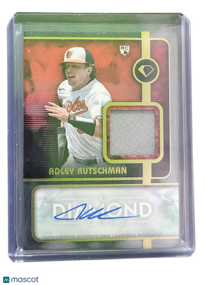 2023 Topps Diamond Adley Rutschman #SPA-ARM 1 / 5 RC Game-Used Auto Relic Card