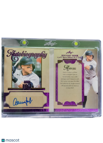 2025 Leaf History Book Sports Edition Ch. 2 Aaron Judge #A-AJ1  2 / 5