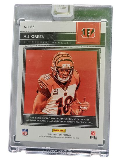 2020 Panini One A.J. Green #68 Patch Memorabilia