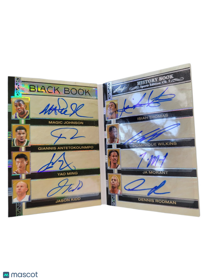 2025 Leaf Magic Johnson Jason Kidd Ja Morant Isiah Thomas Dominique Booklet 1/1