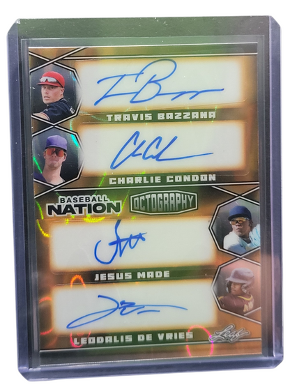 2025 Leaf Natio Travis Bazzana   Konnor Griffin Jesus Made Braden Montgomery Leo
