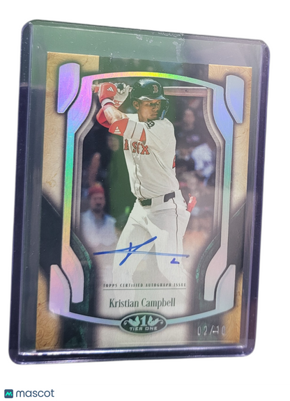 2026 Topps Tier One Kristian Campbell #BOA-KCA 02/10