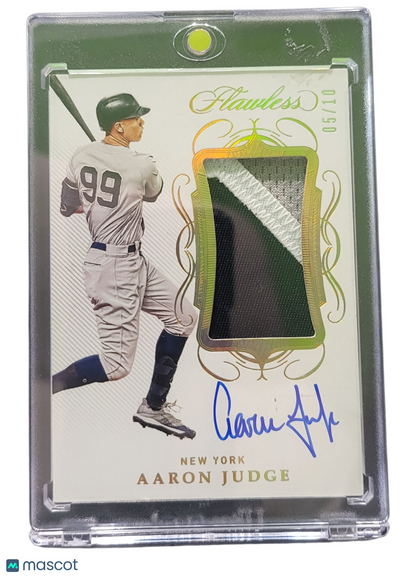2020 Panini Flawless Baseball Aaron Judge #PA-AJ Autograph 05/10 Patch
