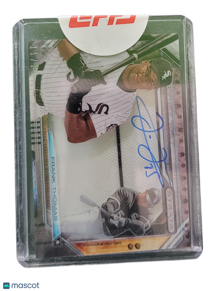 2015 Topps Strata Frank Thomas #SSR-FT Game Used Memorabilia Signature Relic