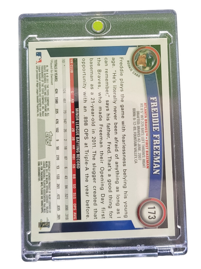 2011 Topps Chrome Freddie Freeman #173 Orange Refractor RC