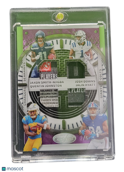 2023 Panini Jalin Hyatt Josh Downs Jaxon Smith-Njigba Quentin Johnston /5