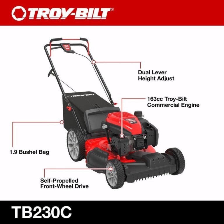 Troy-Bilt 21 in. 163cc 3-in-1 FWD Self Propelled Gas Mower