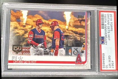 2019 Topps 150th Anniversary Shohei Ohtani #367 PSA 10