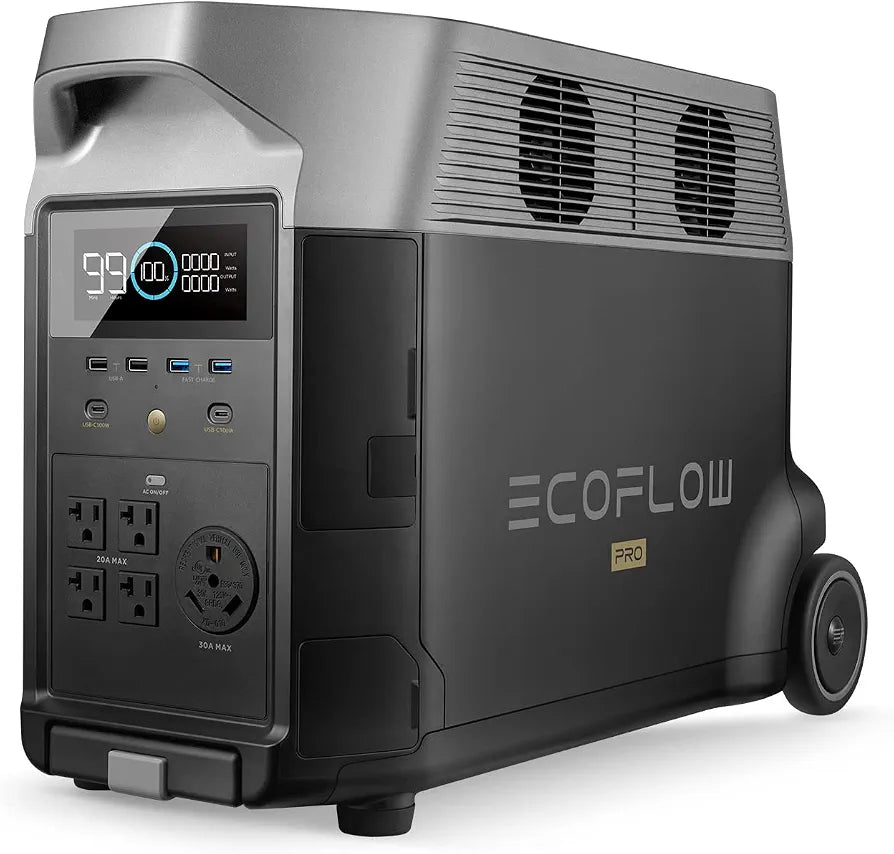 EF ECOFLOW Portable Power Station 3600Wh DELTA Pro, 120V 3600W AC Output