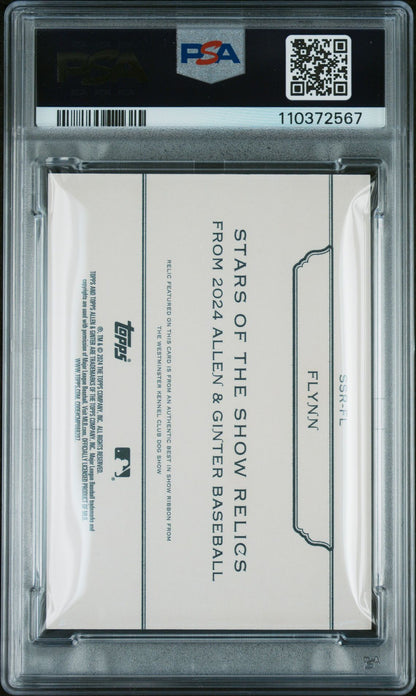 2024 Topps Allen & Ginter Stars Flynn #SSRFL Relic /20 PSA 10