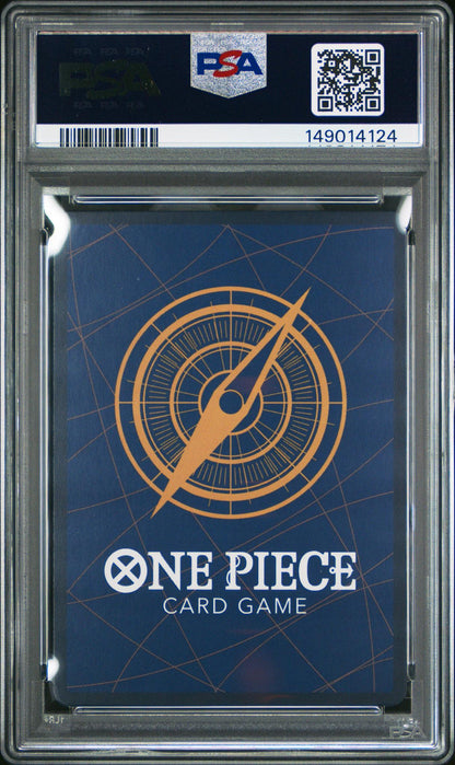 2025 One Piece the Azure Sea's Seven Japanese Alternate Art Ground Death #OP14-096 PSA 10
