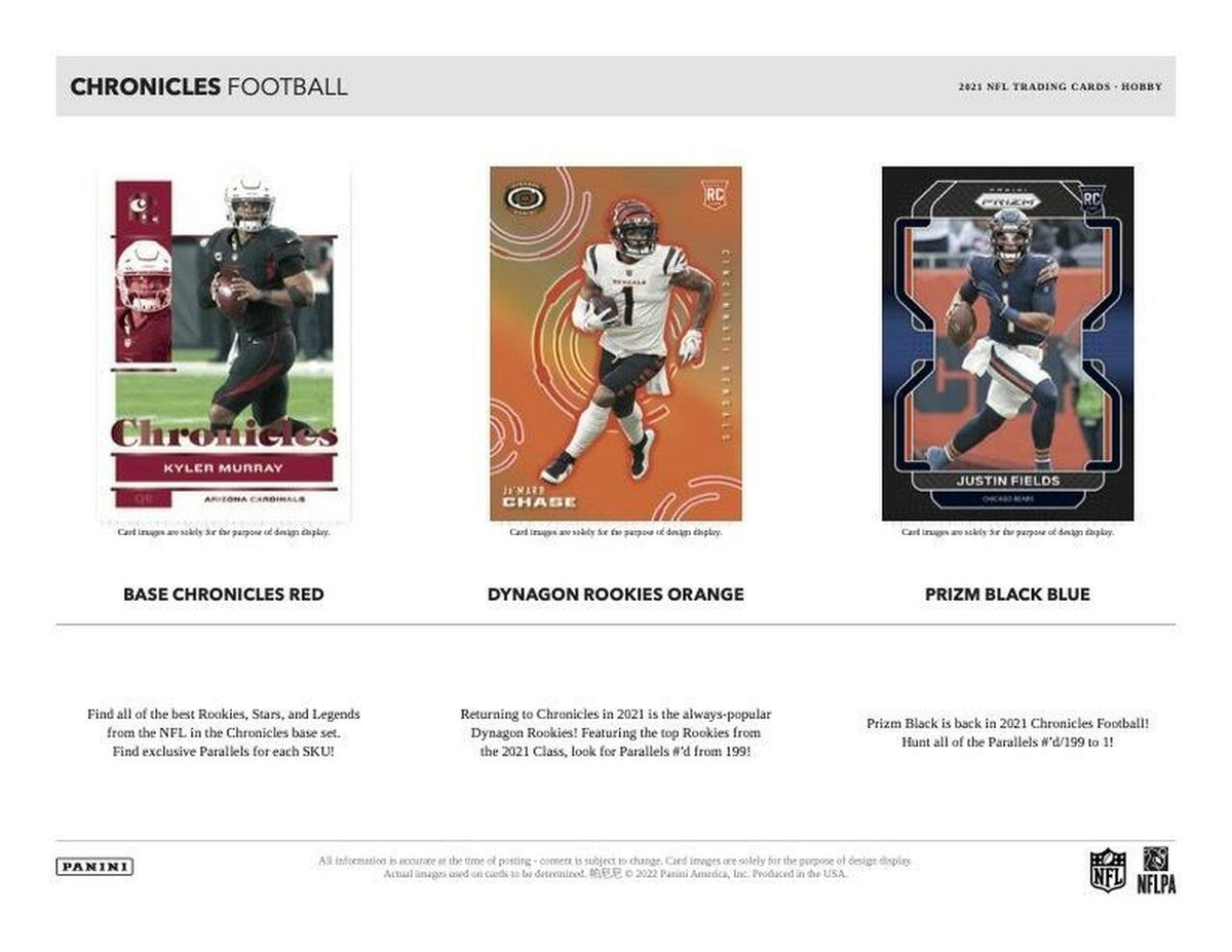 2021 Panini Chronicles Football Hobby Box