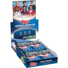 2025-26 Topps UEFA Club Competitions Soccer Hobby Box