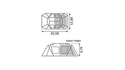 Snow Peak Land Lock Shelter Tent