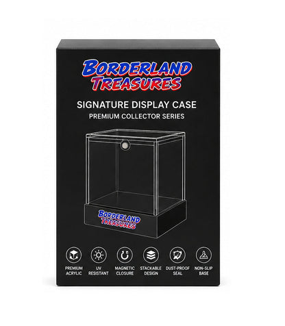 Borderland Treasures Signature Display Case – Premium Collector Series