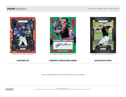 2024 Panini Prizm Baseball Hobby Blaster 20 Box Case