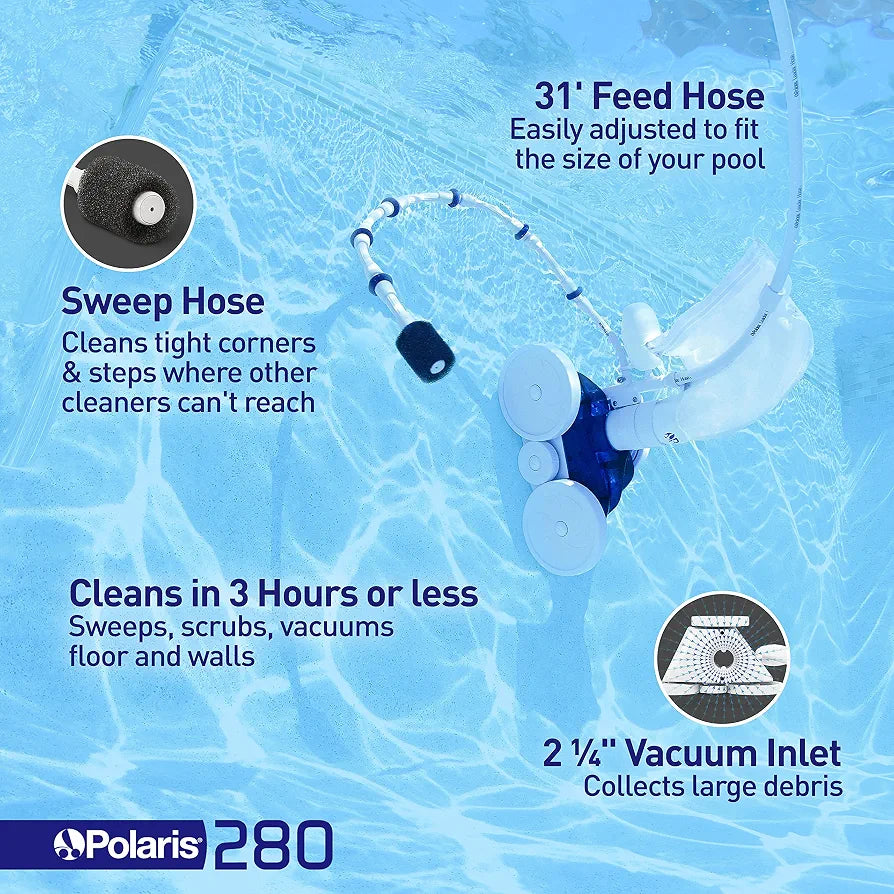 Polaris Vac-Sweep 280 Pressure-Side In-ground Pool Cleaner