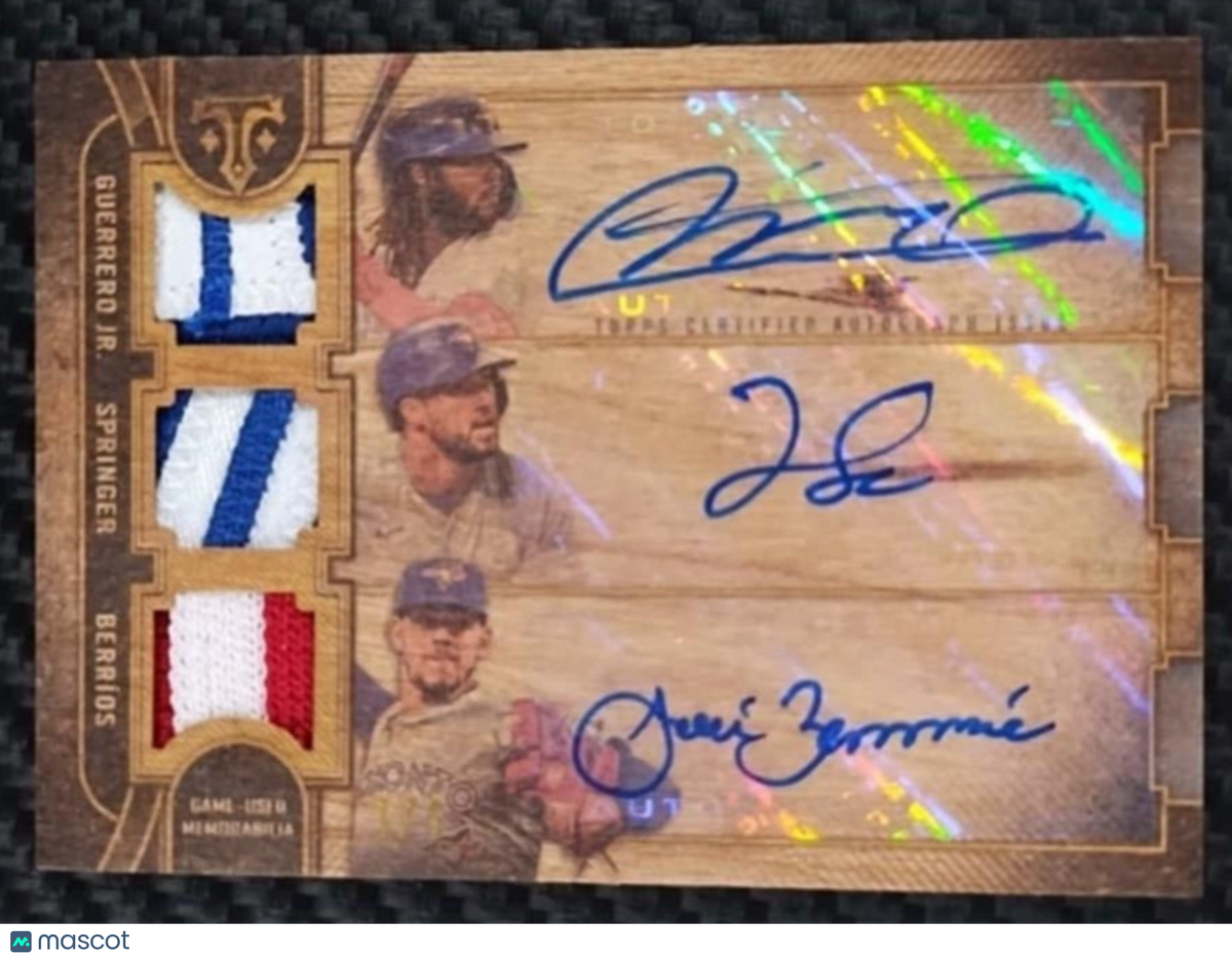2024 Topps Triple Threads Vladimir Guerrero Jr. #ARC-GSB Wood Topps