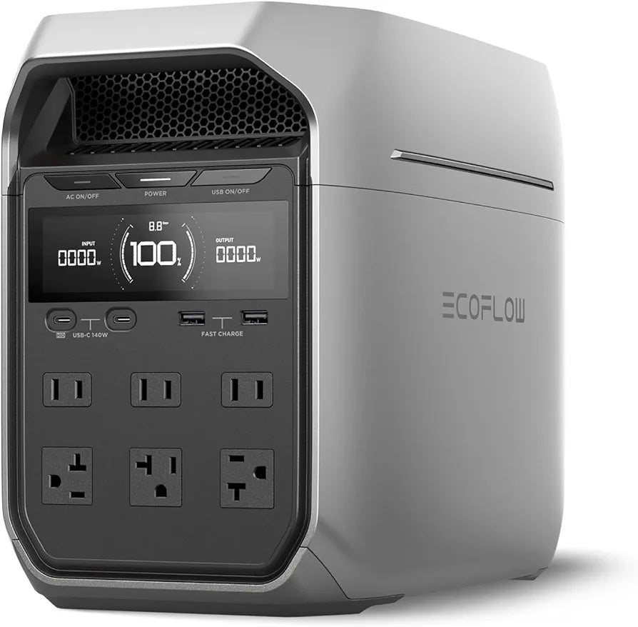 EF ECOFLOW Portable Power Station DELTA 3 Plus 1024Wh, 1800W, LFP Battery