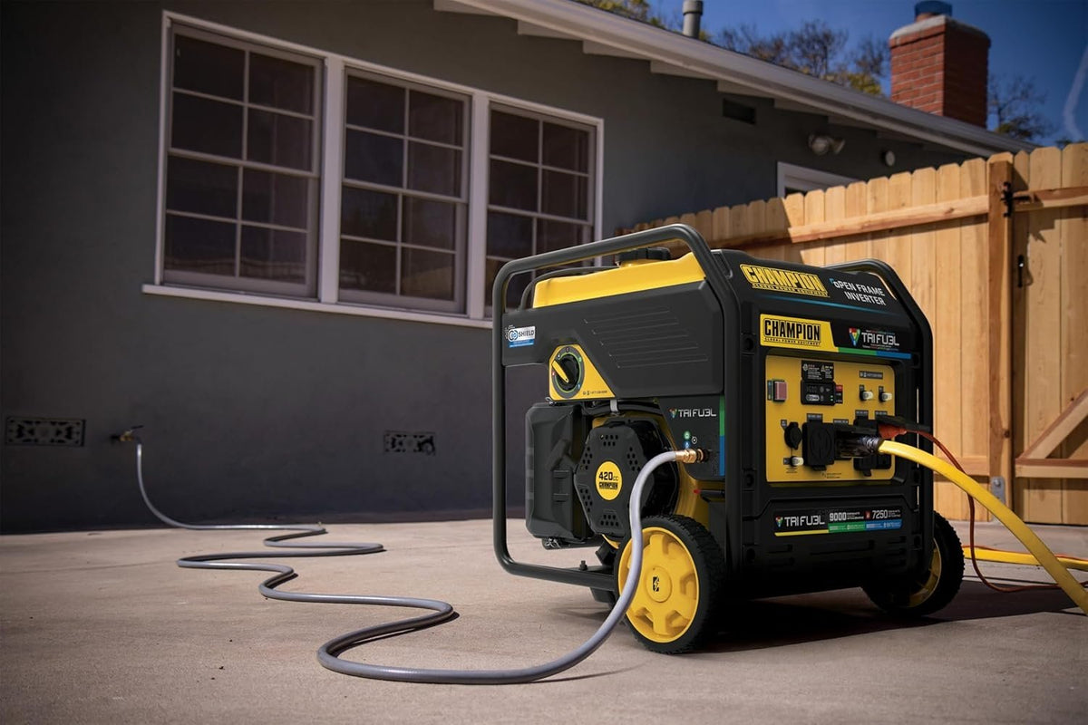 Champion 201176 9000W Tri-Fuel Open Frame Inverter Generator