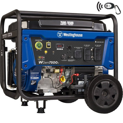 Westinghouse WGen7500c 9500 Peak Watt Portable Generator