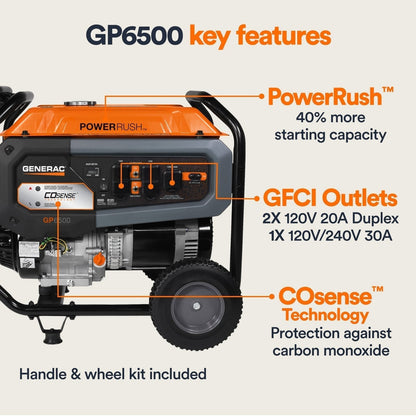 Generac 8125/6500 Watt Portable Generator