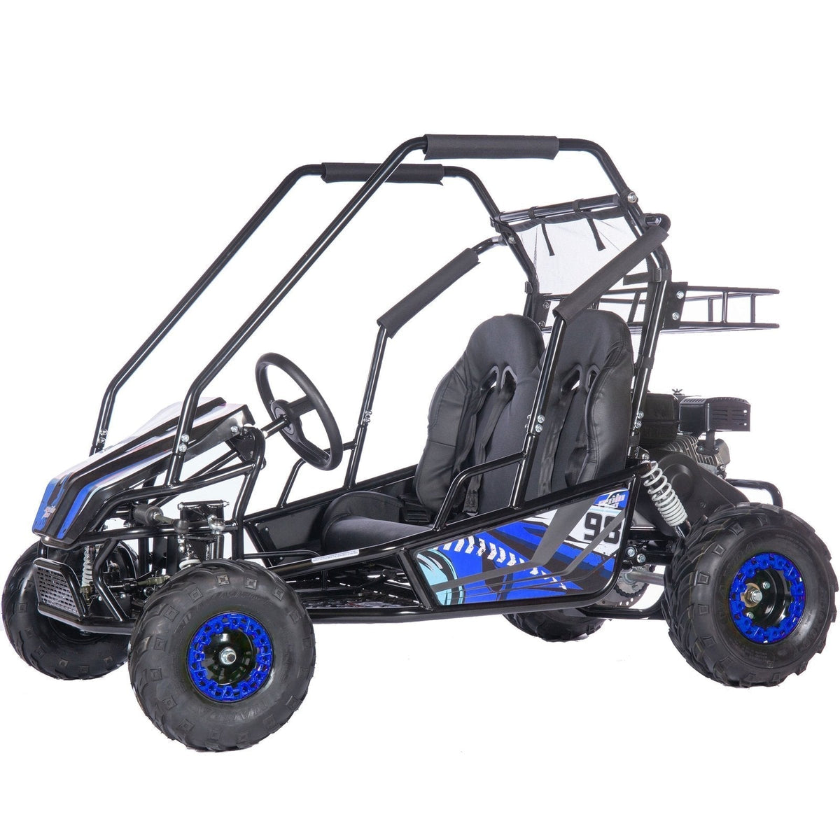MotoTec Mud Monster XL 212cc 2 Seat Full Suspension Go Kart