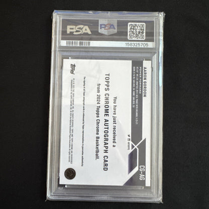 2023 Topps Chrome Aaron Gordon #CGAG SuperFractor PSA 8