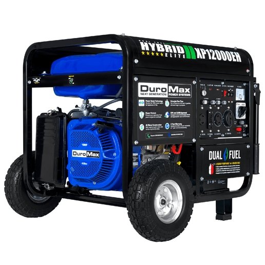 DuroMax DS12000EH 12,000 Watt Dual Fuel Portable Generator