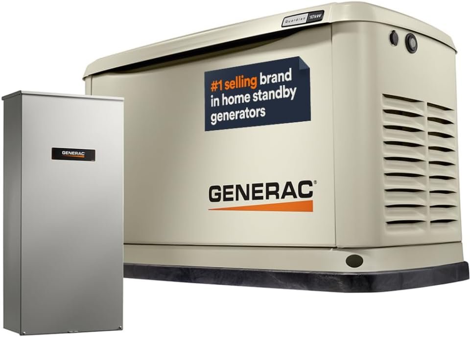 Generac Guardian 10kW Home Backup Standby Generator 7172