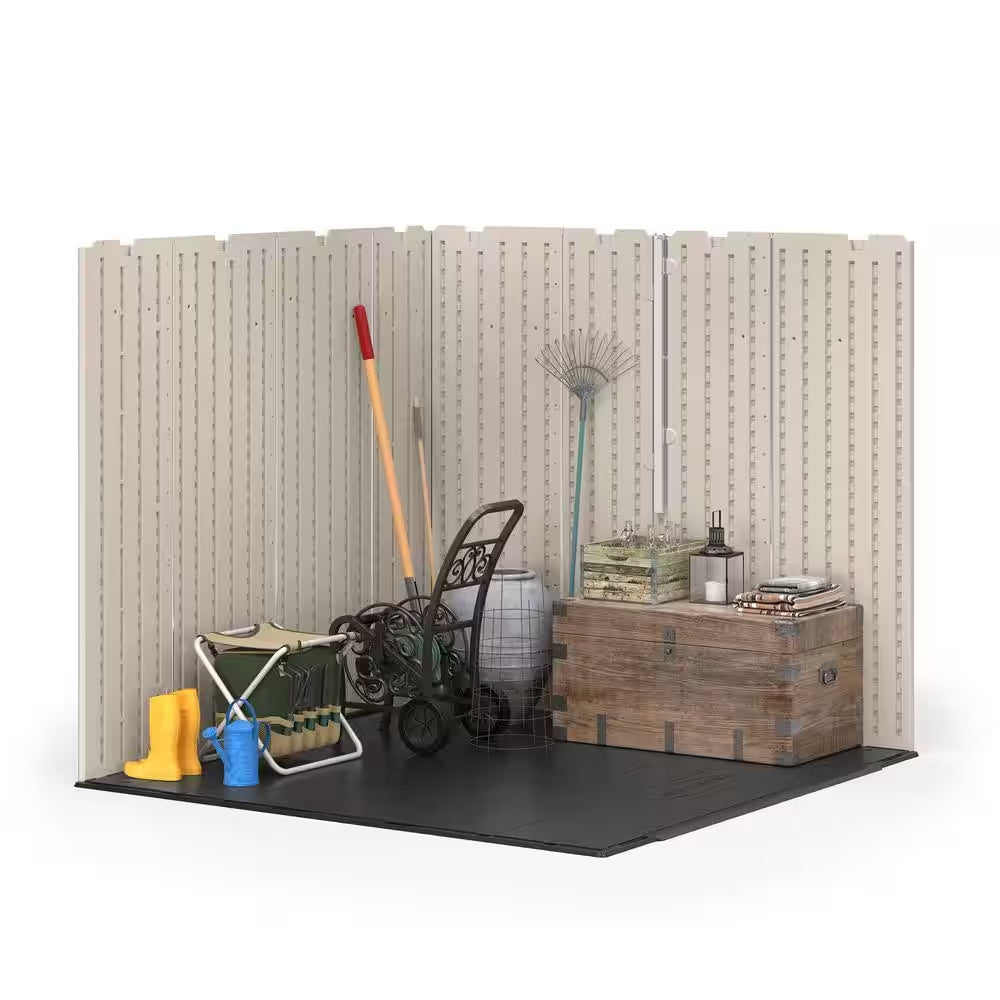 Vista 7 Ft. W X 7 Ft. D Plastic Shed (50 Sq. Ft.)