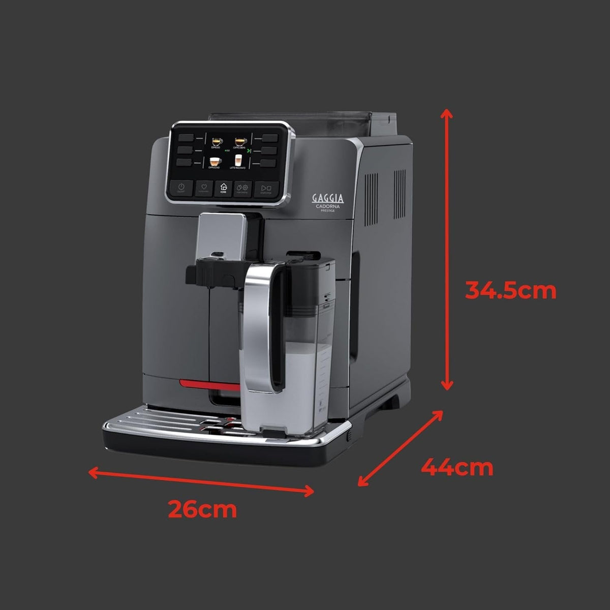 Gaggia Cadorna Prestige cocoa/coffee/espresso