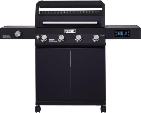 Monument Grills Denali 425 Black Smart Tech Propane Gas Grill