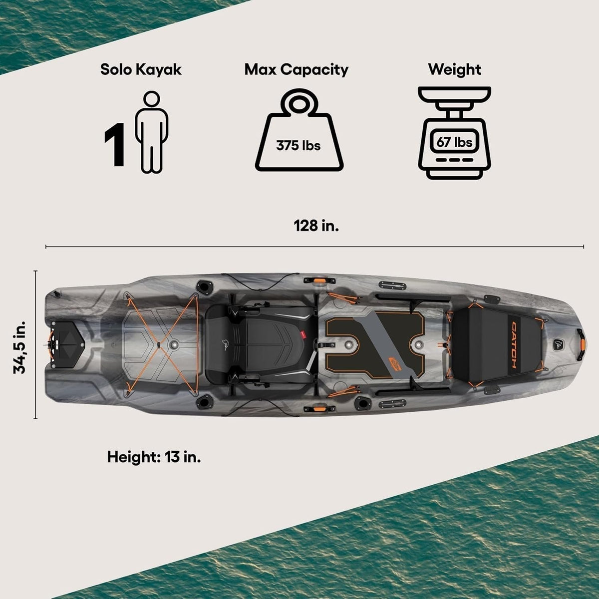 Pelican Catch Mode 110 Fishing Kayak