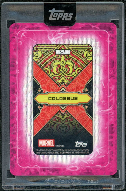 2025 Topps Marvel Mint Colossus Gambits Deck Playing Card /99