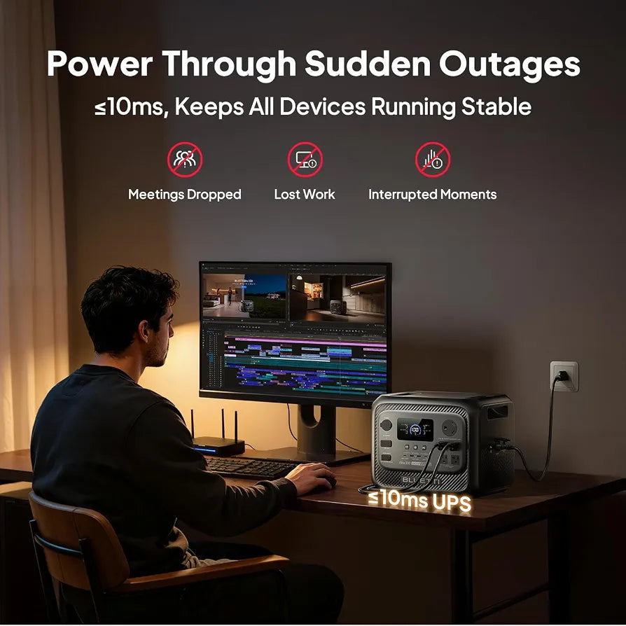 BLUETTI Elite 300 Portable Power Station for RV & Home Backup 3014.4Wh