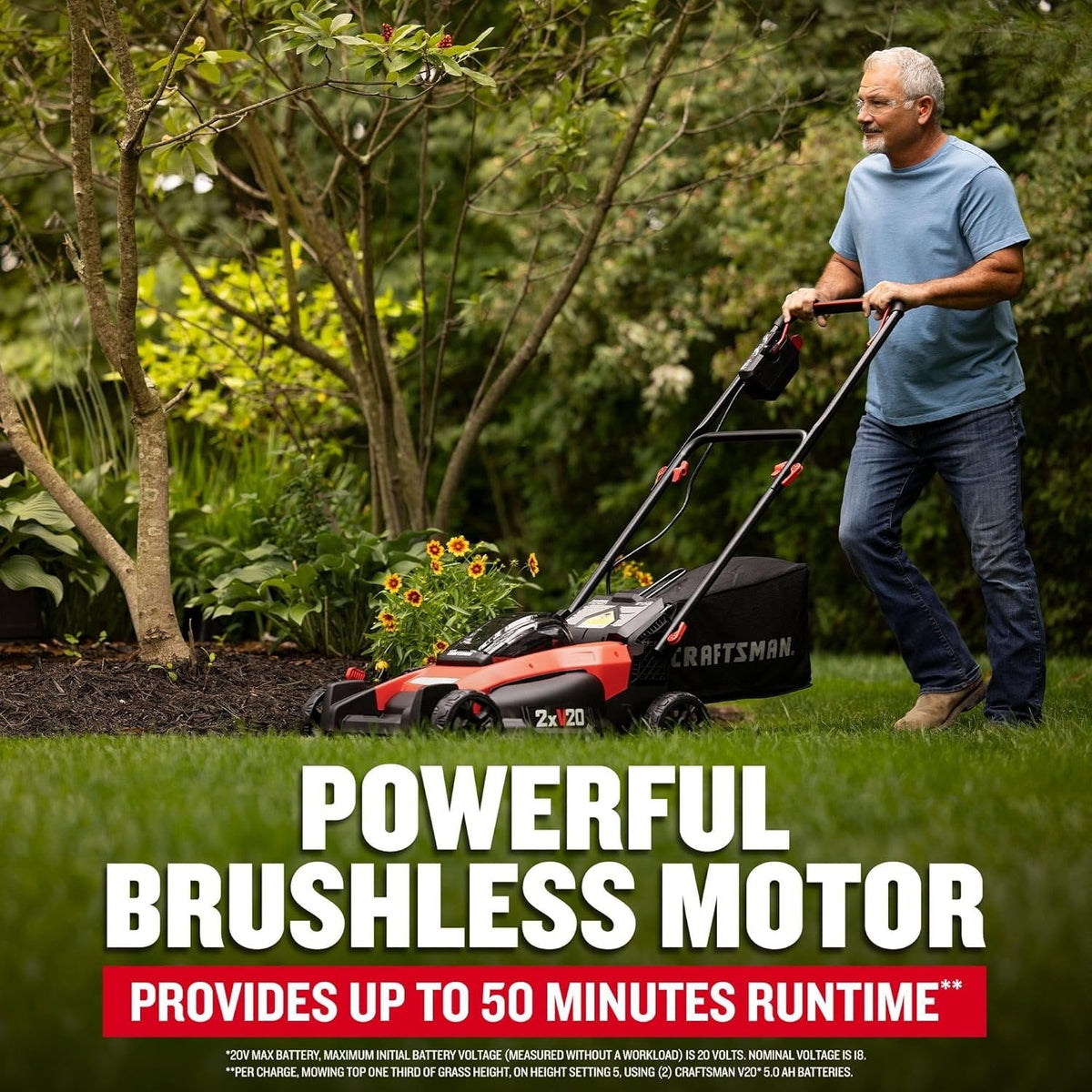 CRAFTSMAN V20 Lawn Mower, Push Mower