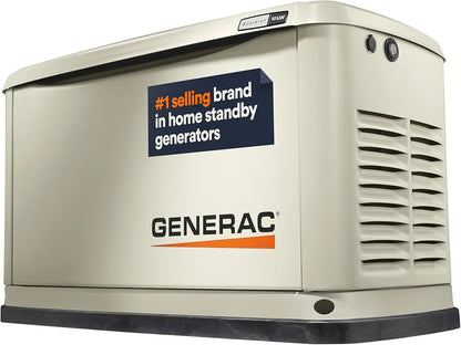 Generac Guardian 10kW Home Standby Generator, WiFi Monitoring