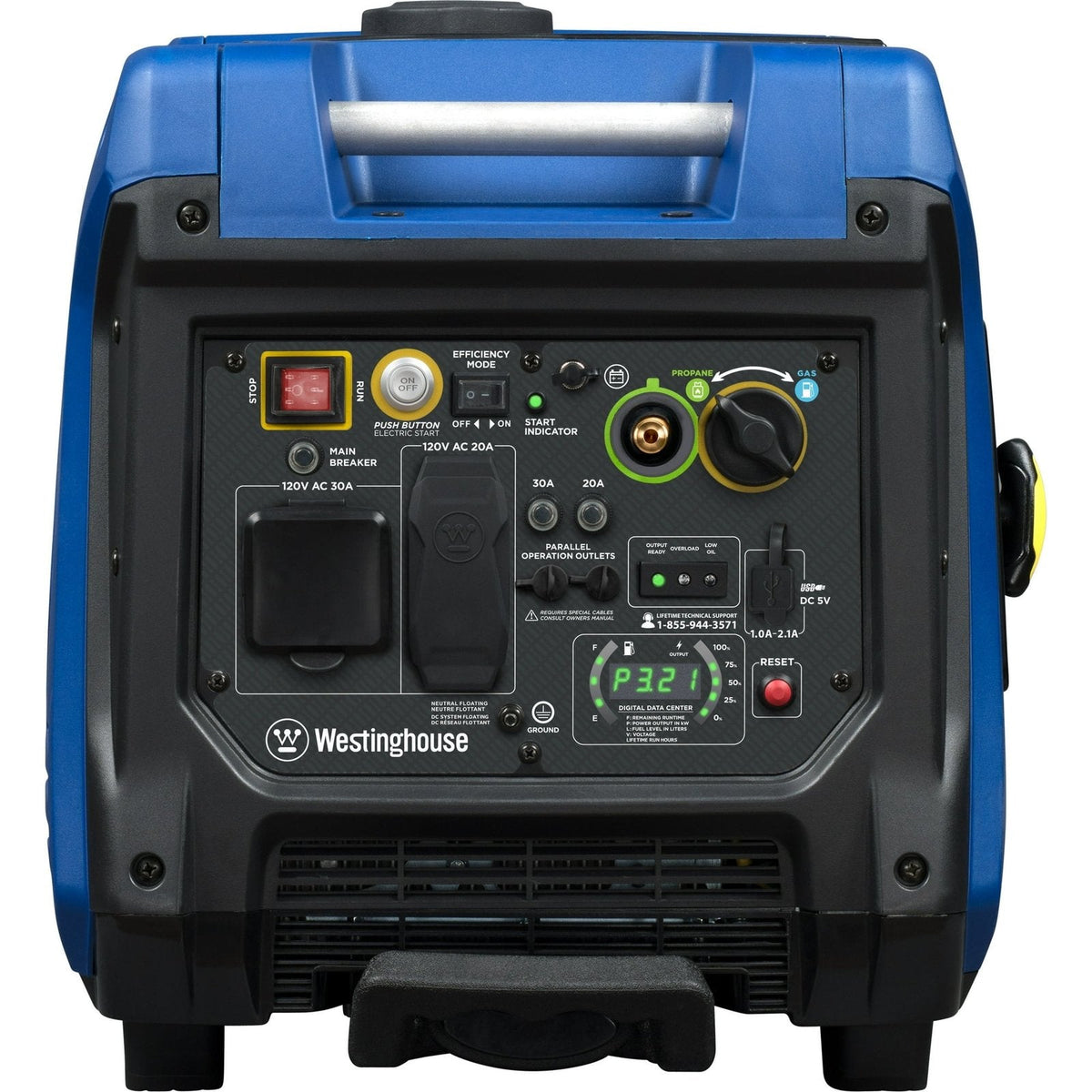 Westinghouse 5,000-Watt Dual-Fuel Portable Inverter Generator