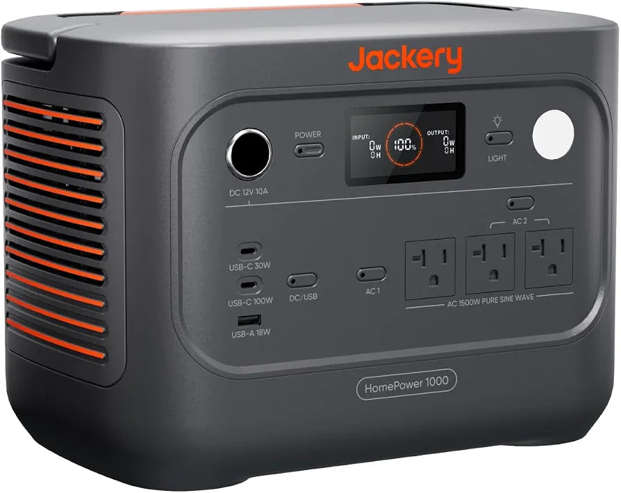 Jackery HomePower 1000 v2 Power Station,1024Wh,1500W
