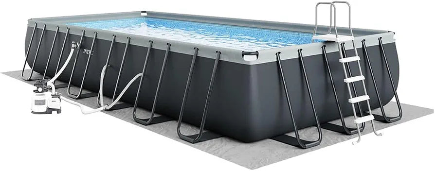 INTEX Ultra XTR 24ft x 12ft x 52in Above Ground Swimming Pool Set w/Pump